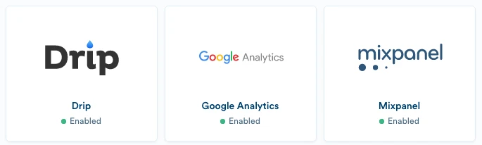 Enable Integrations with Segment